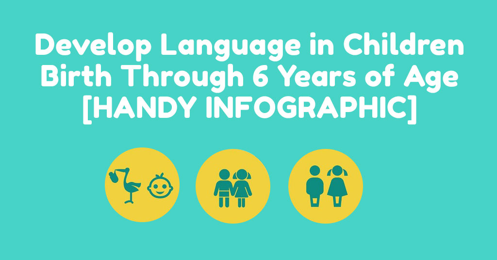 Develop Language in Children Birth Through 6 Years of Age [HANDY INFOGRAPHIC]